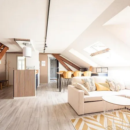 Les Coulisses - Duplex Au Centre - Parking Prive Apartment Colmar
